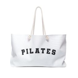 The Pilates Pro Weekender Tote in White | Gym Bag